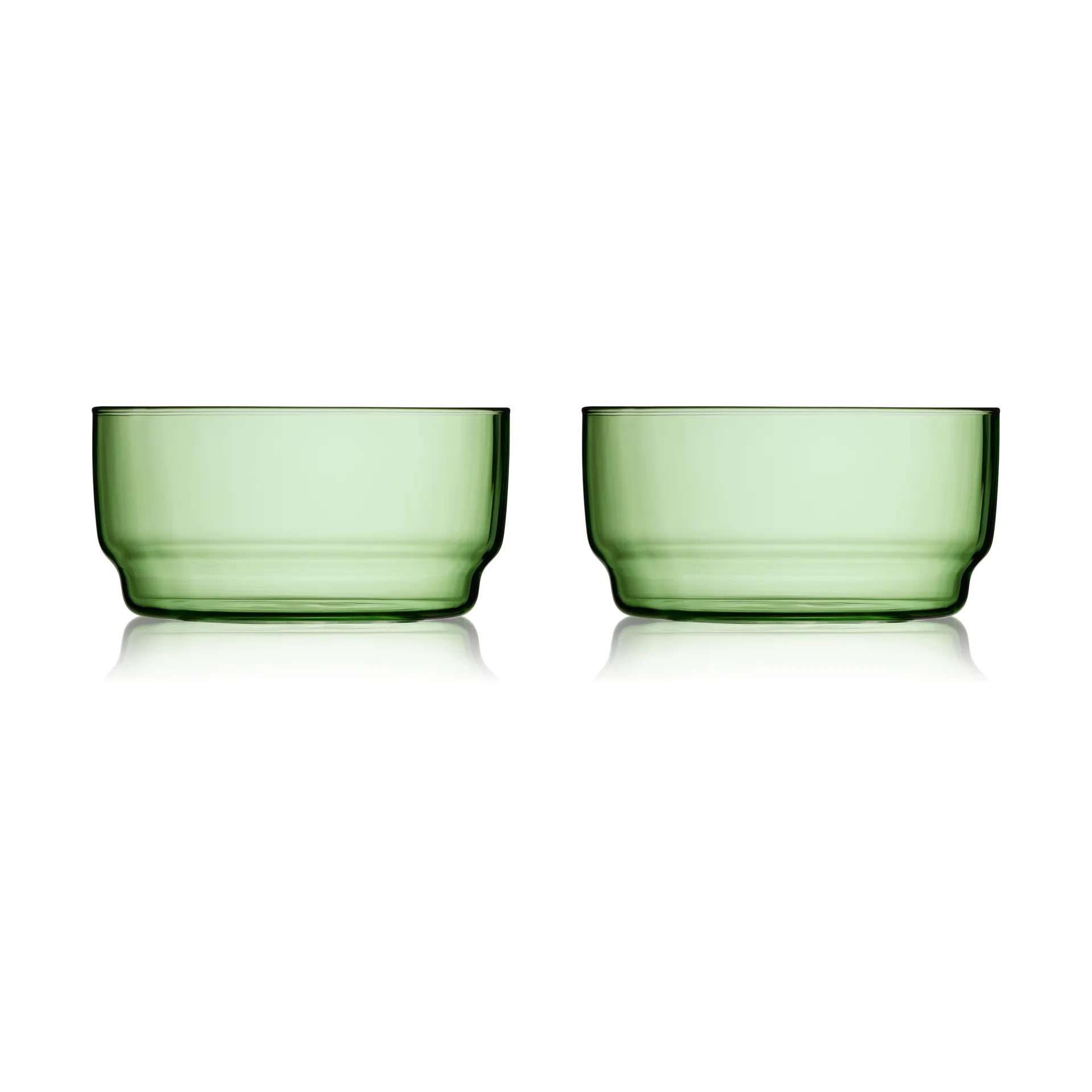 Ciotola Torino 50 cl confezione da 2, Verde Lyngby Glas