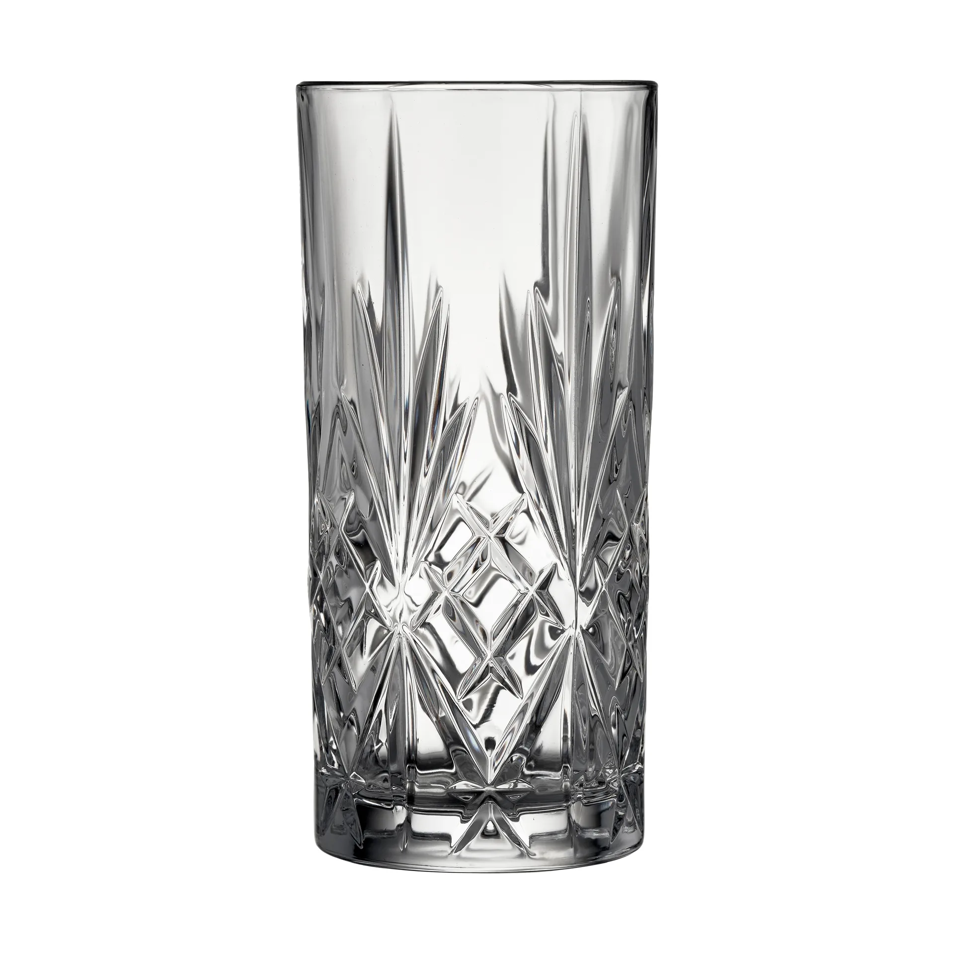 Set brocca e bicchieri highball Melodia, 7 pezzi, Cristallo Lyngby Glas