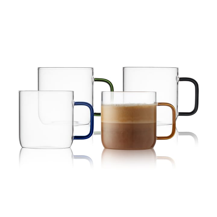 Tazza di vetro Torino, 30 cl, 4 pezzi, Mix Lyngby Glas