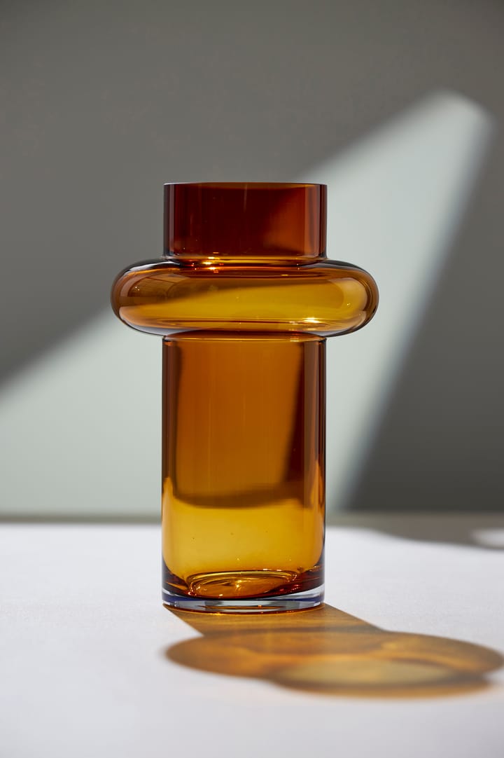 Vaso di vetro Tube, 20 cm - Ambra - Lyngby Glas