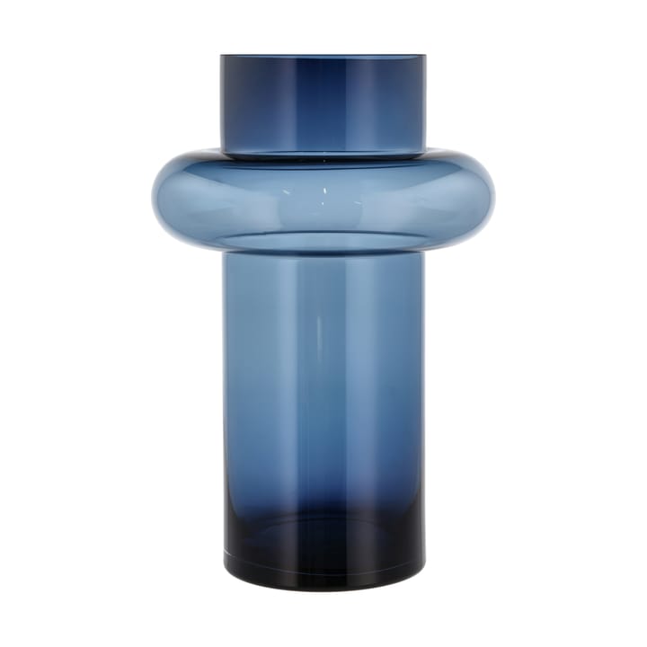 Vaso di vetro Tube, 40 cm - Blu - Lyngby Glas