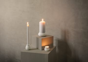 Candelieri Curve Block Ø 11 cm - Bianco - Lyngby Porcelæn