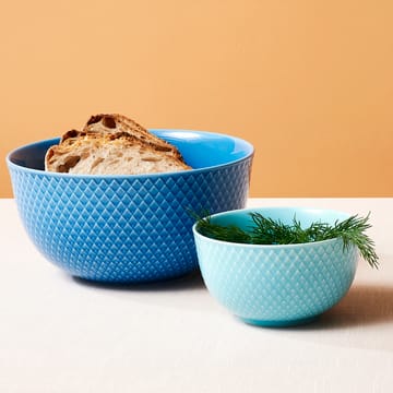 Ciotola da portata Rhombe Ø17,5 cm - blu - Lyngby Porcelæn