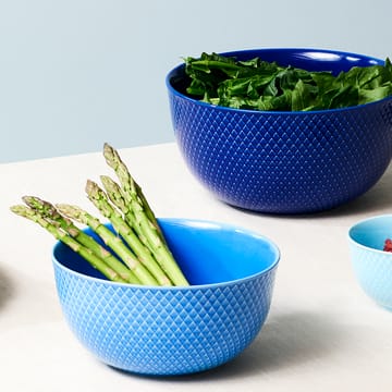 Ciotola da portata Rhombe Ø17,5 cm - blu - Lyngby Porcelæn