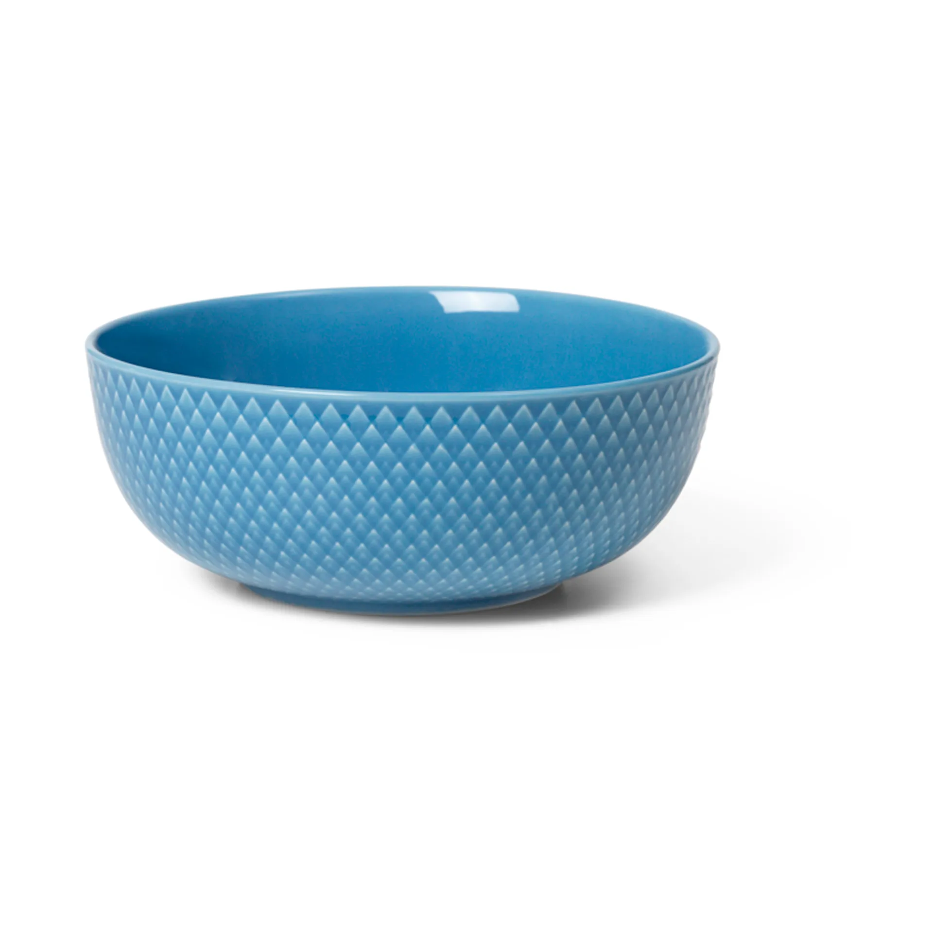 Ciotola Rhombe, Ø 15,5 cm, Blu Lyngby Porcelæn