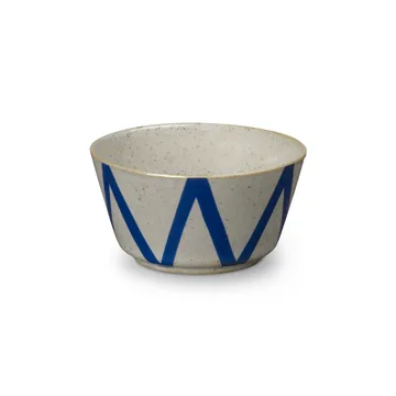 Ciotola zigzag DAN-ILD Ø 9 cm - blu - Lyngby Porcelæn