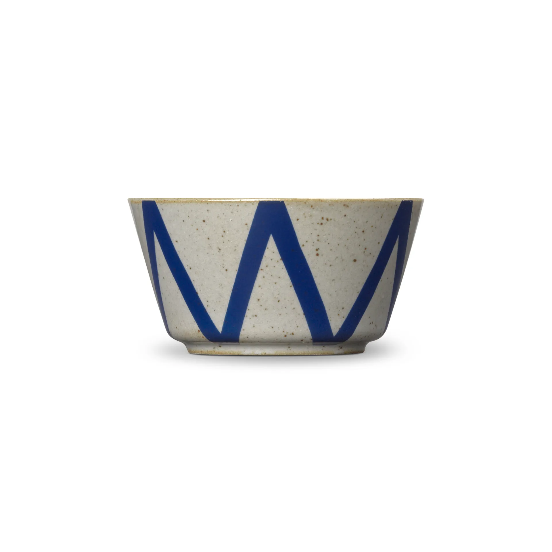 Ciotola zigzag DAN-ILD Ø 9 cm, blu Lyngby Porcelæn
