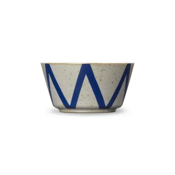 Ciotola zigzag DAN-ILD Ø 9 cm - blu - Lyngby Porcelæn