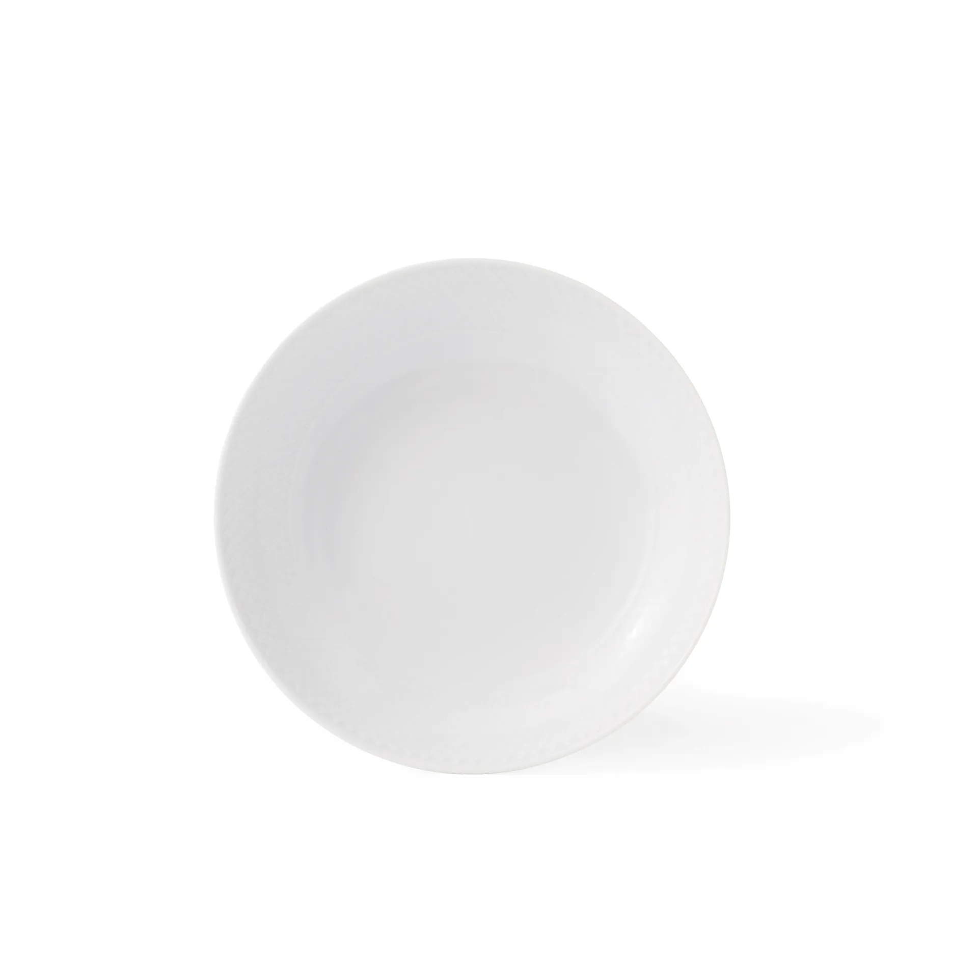 Piatto fondo Rhombe bianco, Ø 20 cm
​ Lyngby Porcelæn