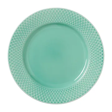 Piatto Rhombe Ø 21 cm - Verde acqua - Lyngby Porcelæn