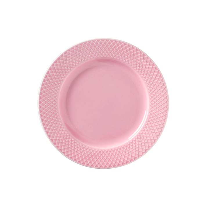 Piatto Rhombe rosa - 21 cm - Lyngby Porcelæn