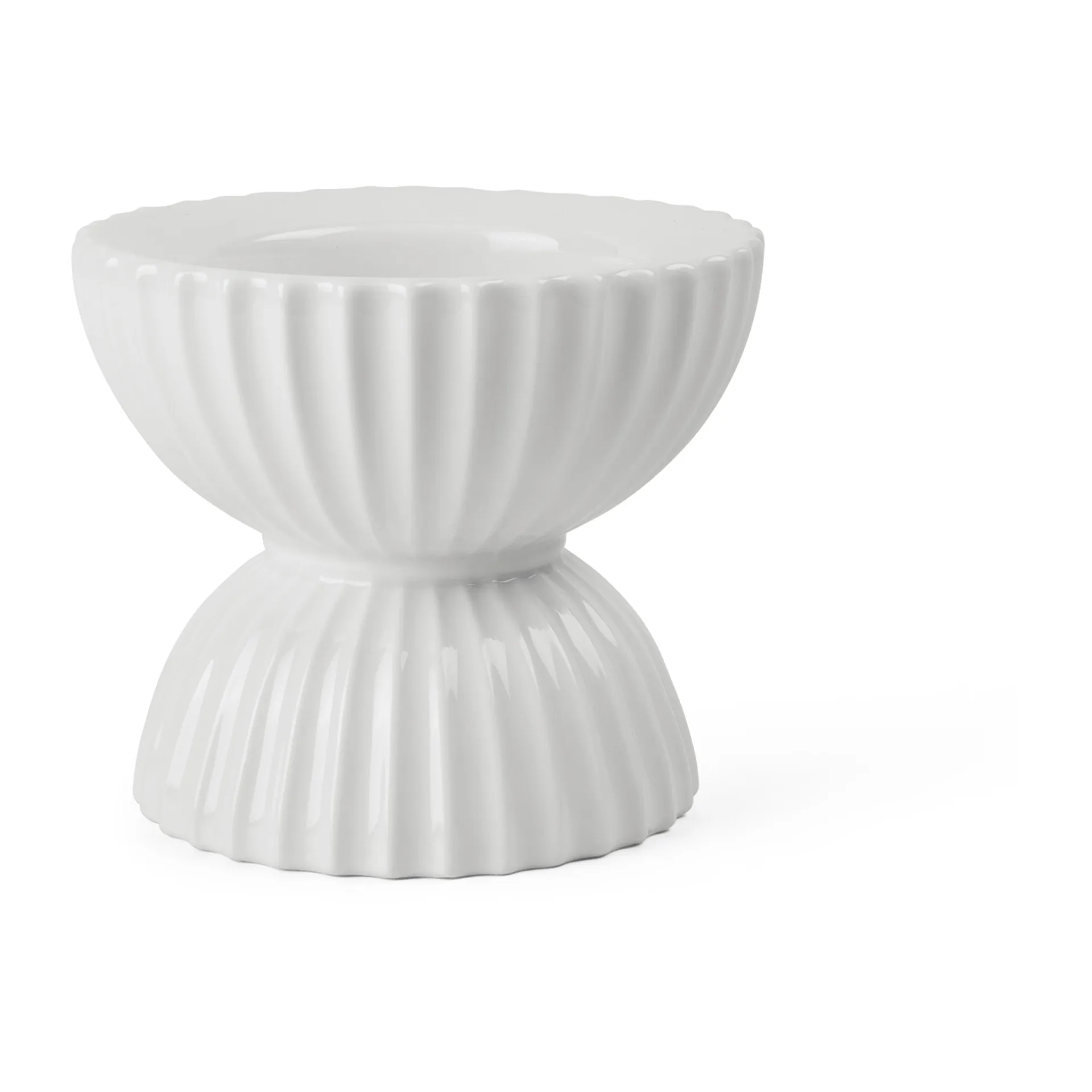 Portacandela Lungby Tura, Ø 11,5 cm, Bianco Lyngby Porcelæn