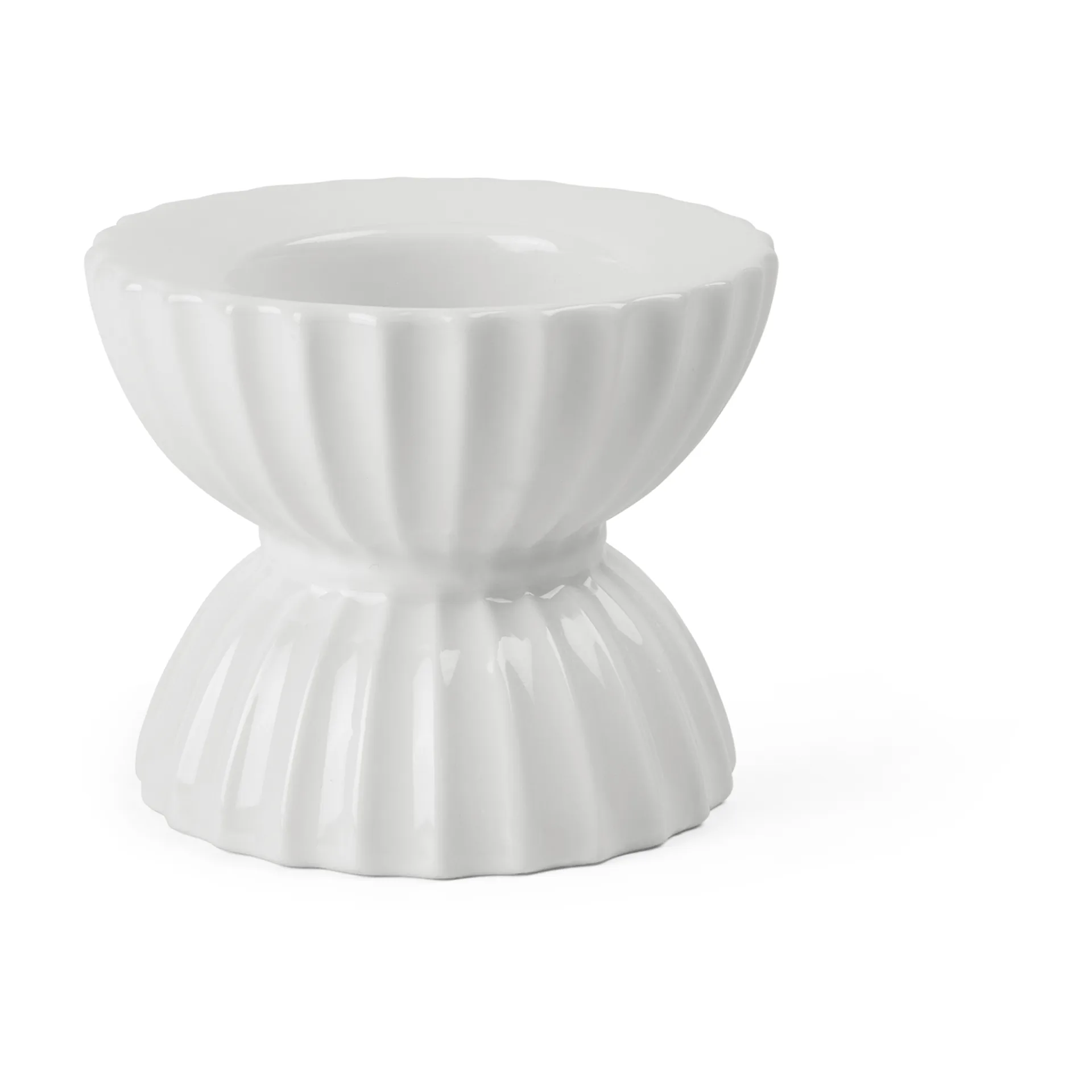 Portacandela Lungby Tura, Ø 8 cm, Bianco Lyngby Porcelæn