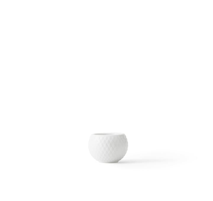 Portacandela Rhombe Ø 6,5 cm, confezione da 2, Bianco Lyngby Porcelæn