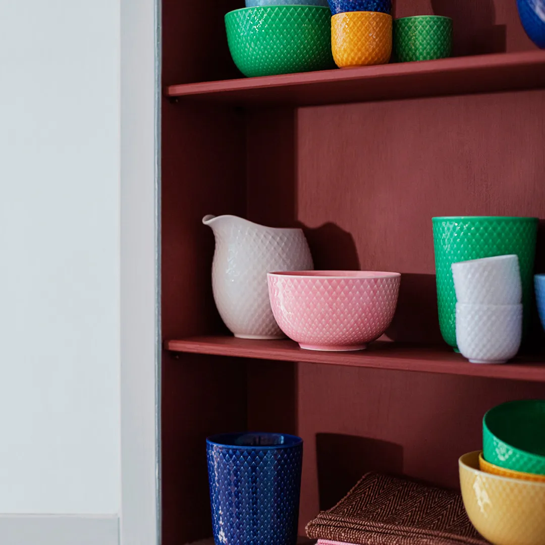 Portauovo Rhombe Ø 5 cm, Verde Lyngby Porcelæn