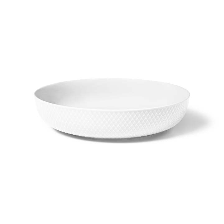 Rhombe Ciotola da portata Ø28 cm - Bianco - Lyngby Porcelæn