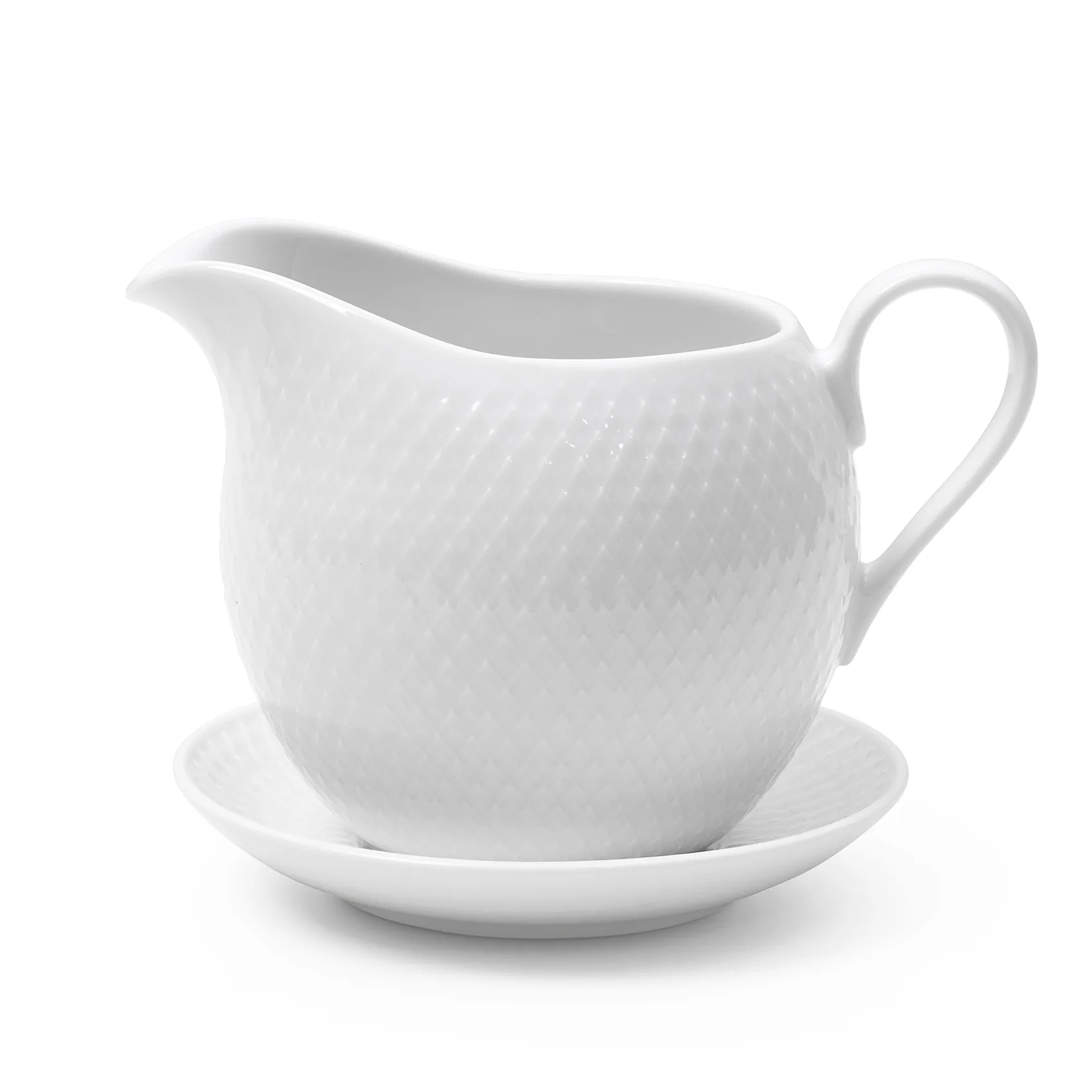 Salsiera Rhombe 67 cl, Bianco Lyngby Porcelæn