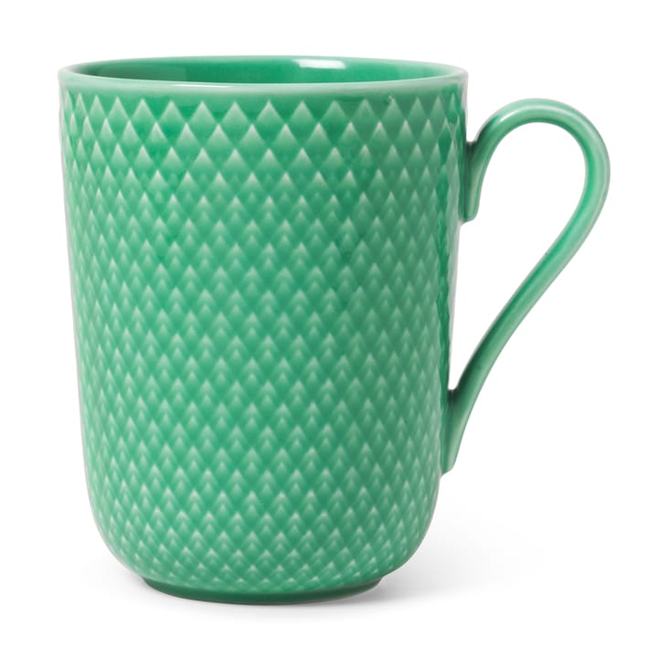 Tazza con manico Rhombe 33 cl - Verde - Lyngby Porcelæn