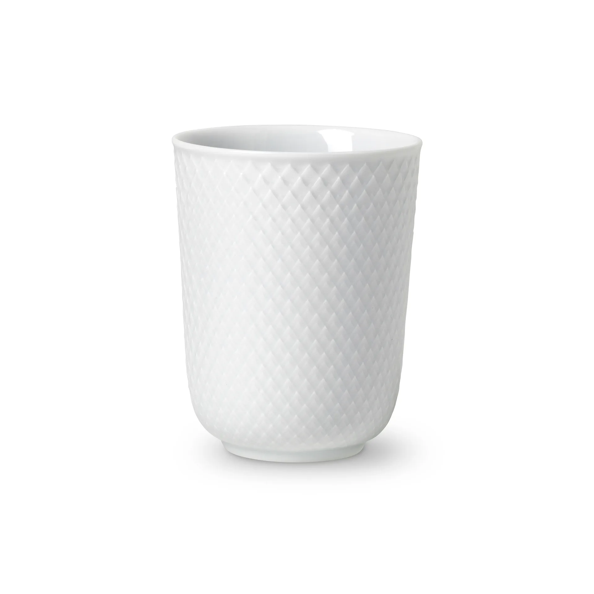 Tazza senza manico Rhombe mug 33 cl, bianco Lyngby Porcelæn