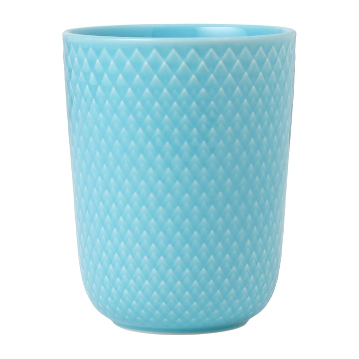 Tazza senza manico Rhombe mug 33 cl - turchese - Lyngby Porcelæn