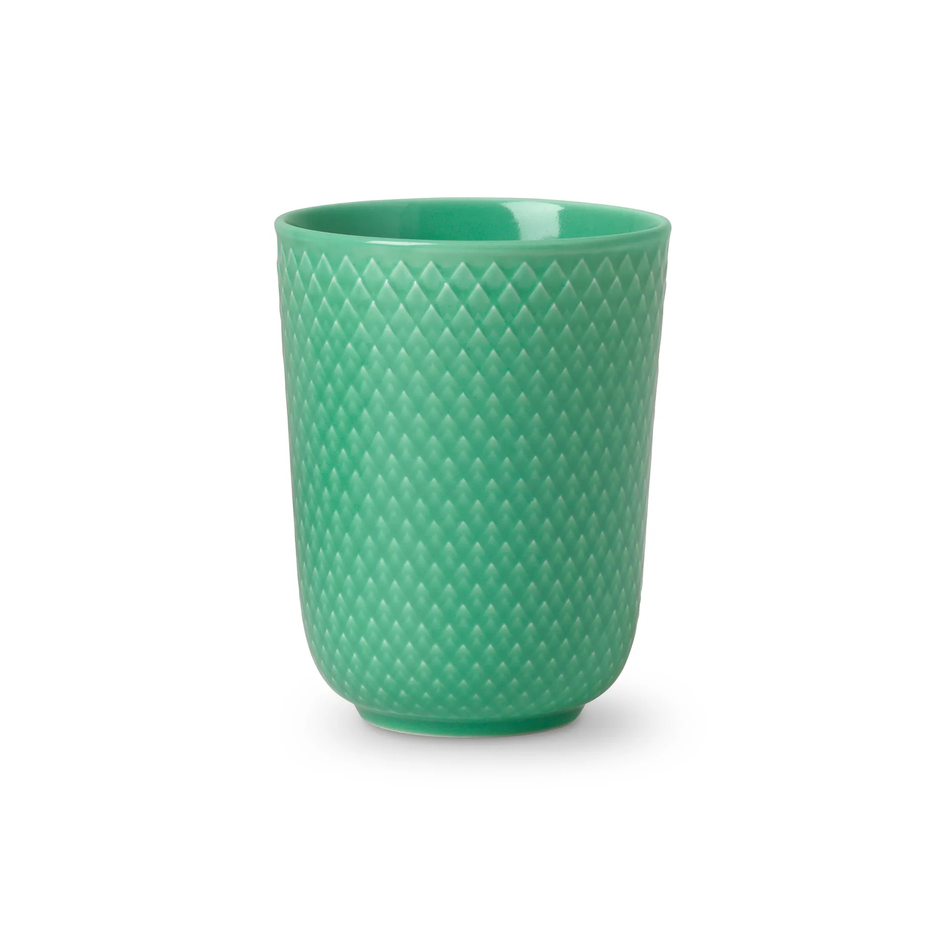 Tazza senza manico Rhombe mug 33 cl, verde Lyngby Porcelæn