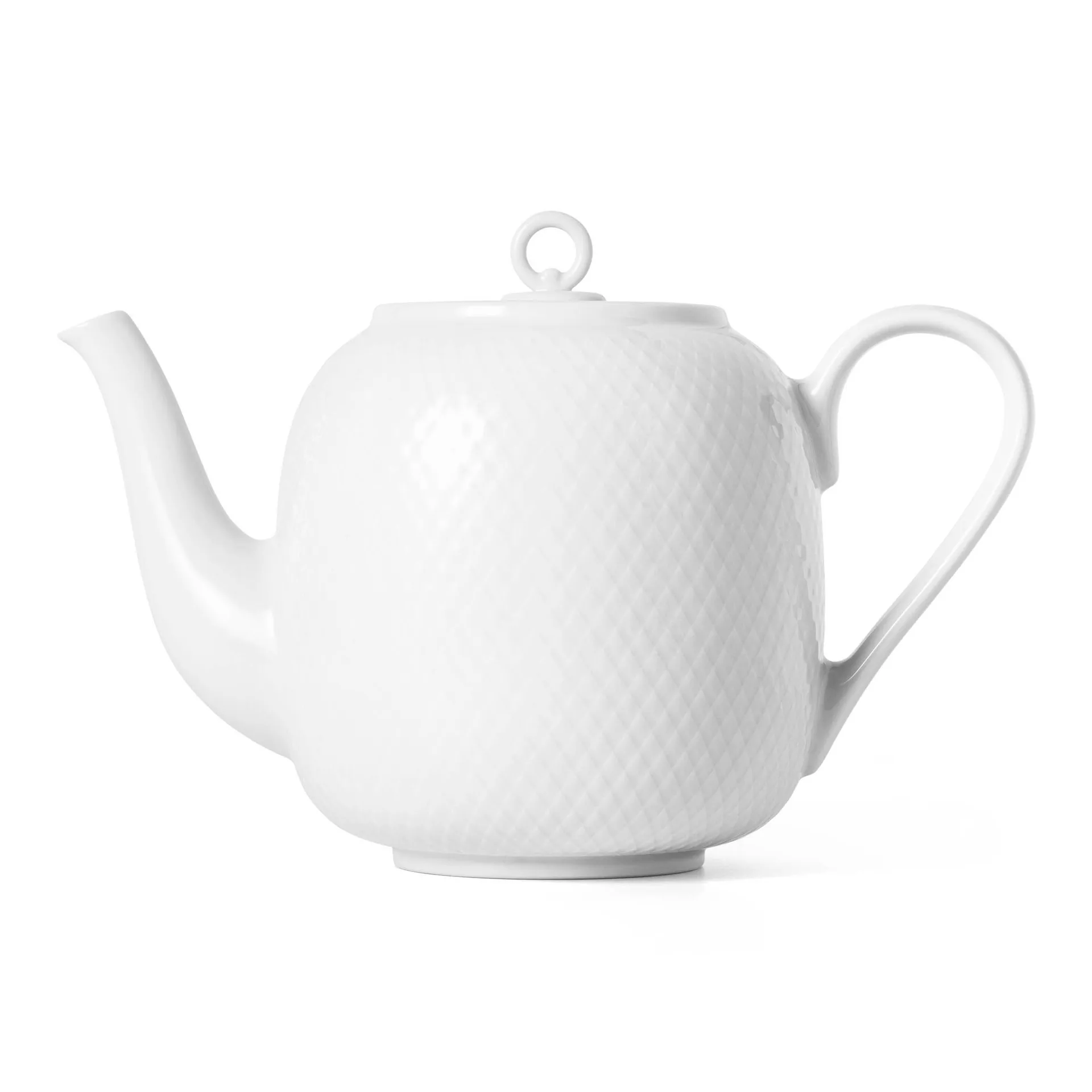 Teiera Rhombe 1,9 L, bianco Lyngby Porcelæn