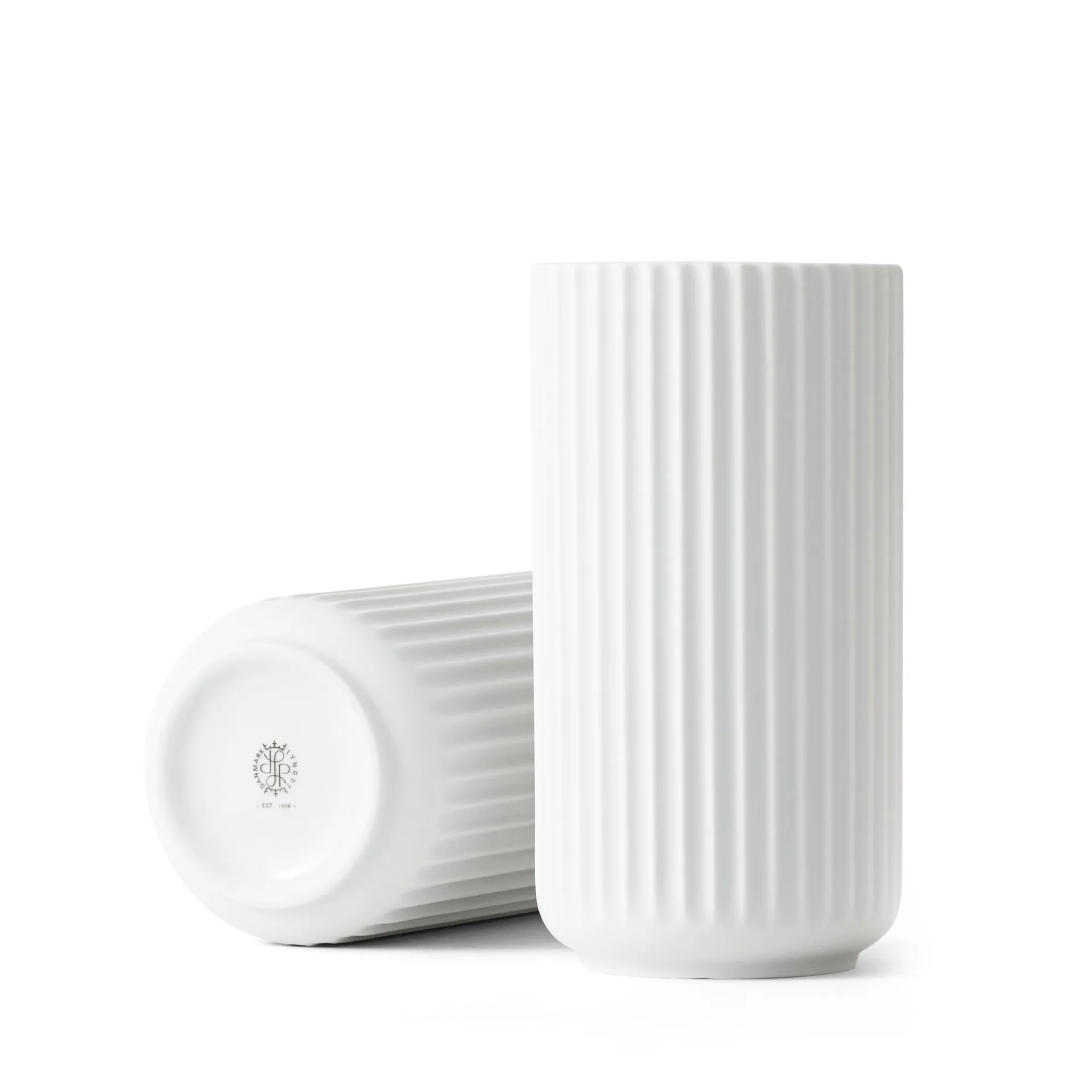 Vaso Lyngby bianco opaco, 20 cm Lyngby Porcelæn