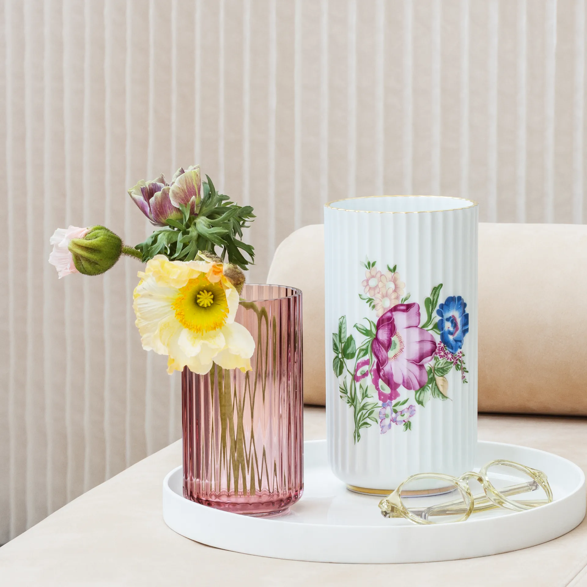 Vaso Lyngby, blu notte, 15,5 cm Lyngby Porcelæn