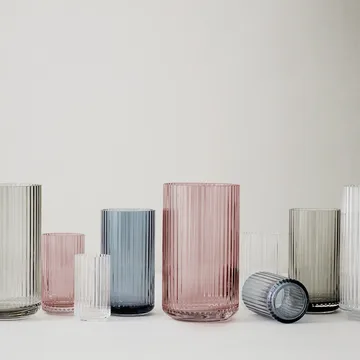 Vaso Lyngby in vetro bordeaux - Lyngby Porcelæn