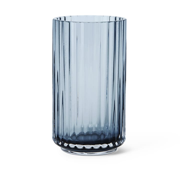 Vaso Lyngby in vetro midnight blue - 12,5 cm - Lyngby Porcelæn