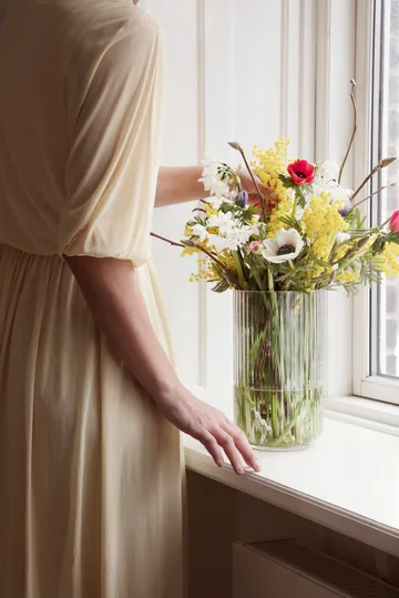 Vaso Lyngby in vetro trasparente - 25 cm - Lyngby Porcelæn