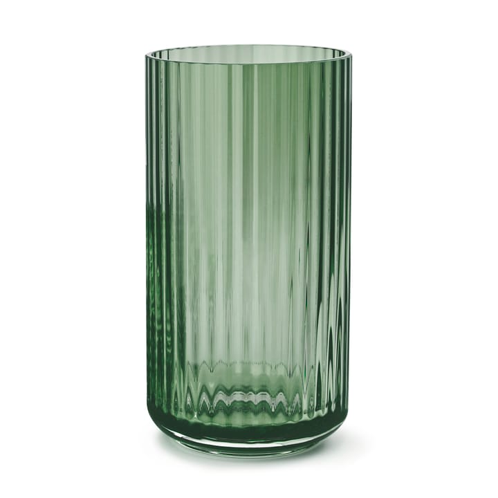 Vaso Lyngby in vetro verde - 20 cm - Lyngby Porcelæn