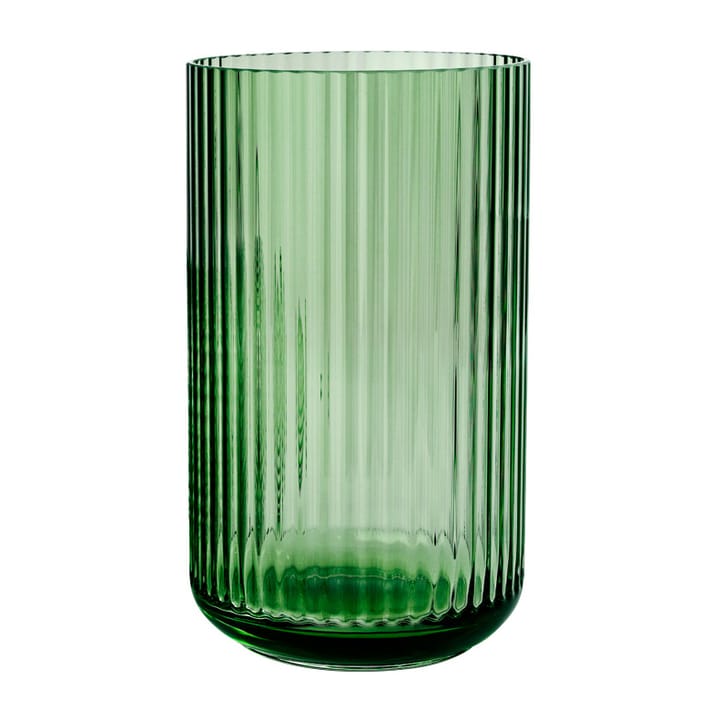 Vaso Lyngby in vetro verde Copenaghen - 31 cm - Lyngby Porcelæn