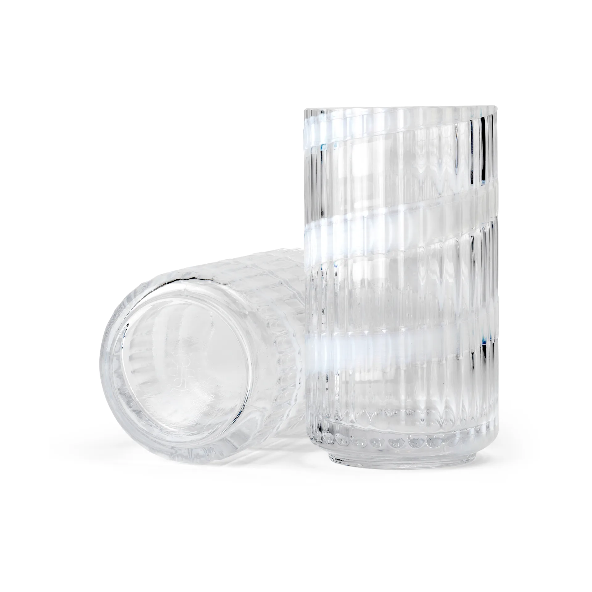 Vaso Lyngby, White swirl, 15,5 cm Lyngby Porcelæn