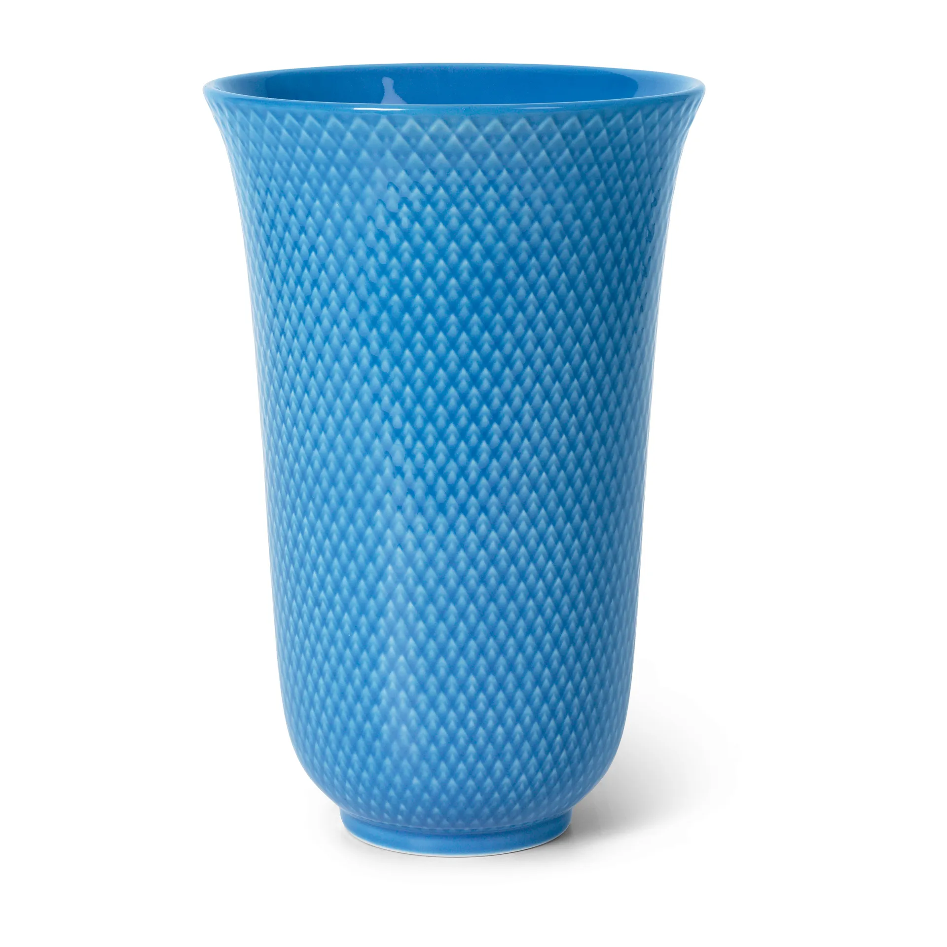 Vaso Rhombe 20 cm, Blu Lyngby Porcelæn