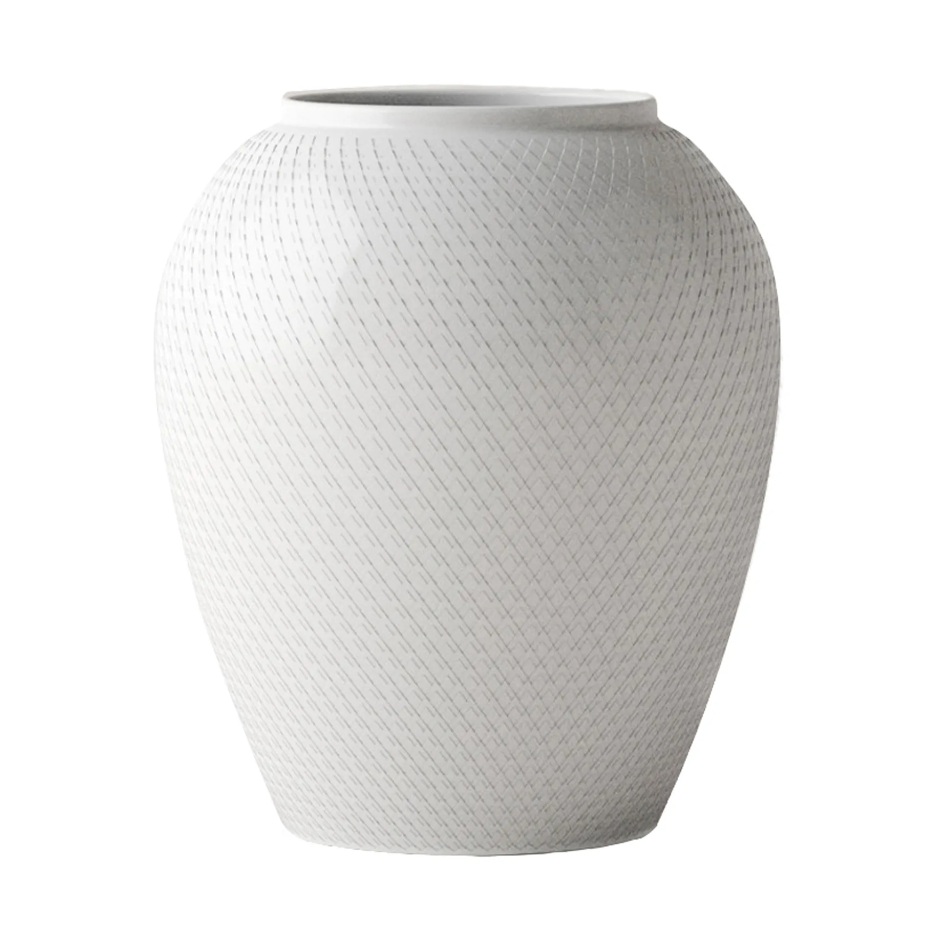 Vaso Rhombe Ø 21,5 cm, Bianco Lyngby Porcelæn