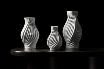 Vaso Twist 18 cm - Bianco - Lyngby Porcelæn