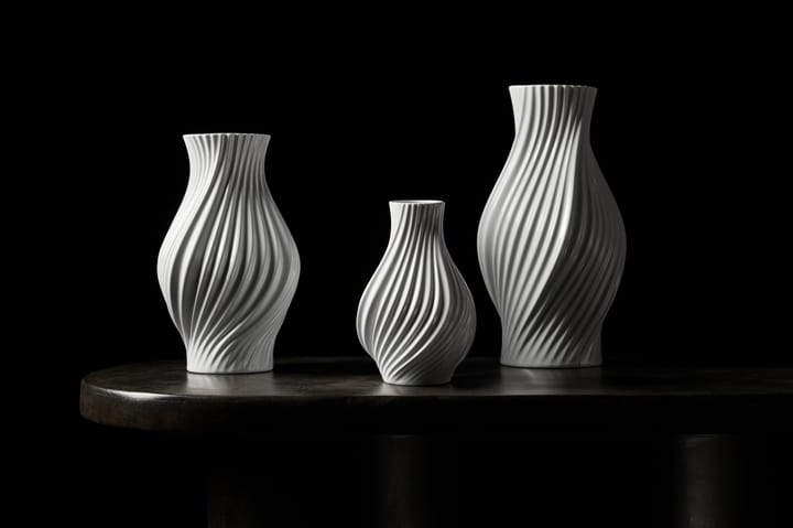 Vaso Twist 18 cm, Bianco Lyngby Porcelæn
