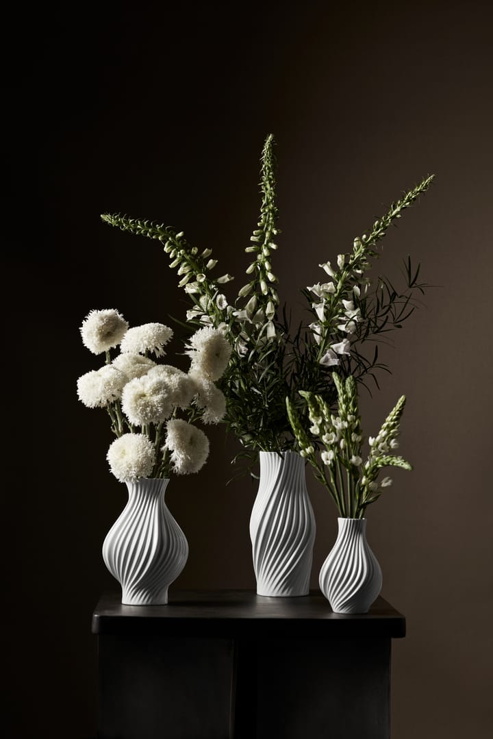 Vaso Twist 18 cm, Bianco Lyngby Porcelæn