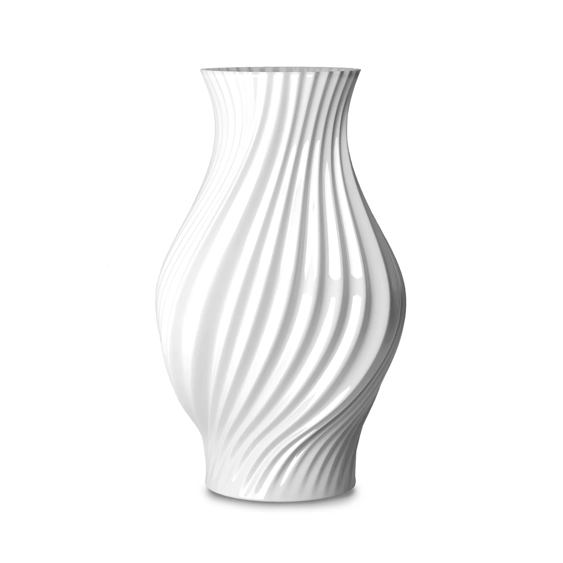 Vaso Twist 25 cm, Bianco Lyngby Porcelæn