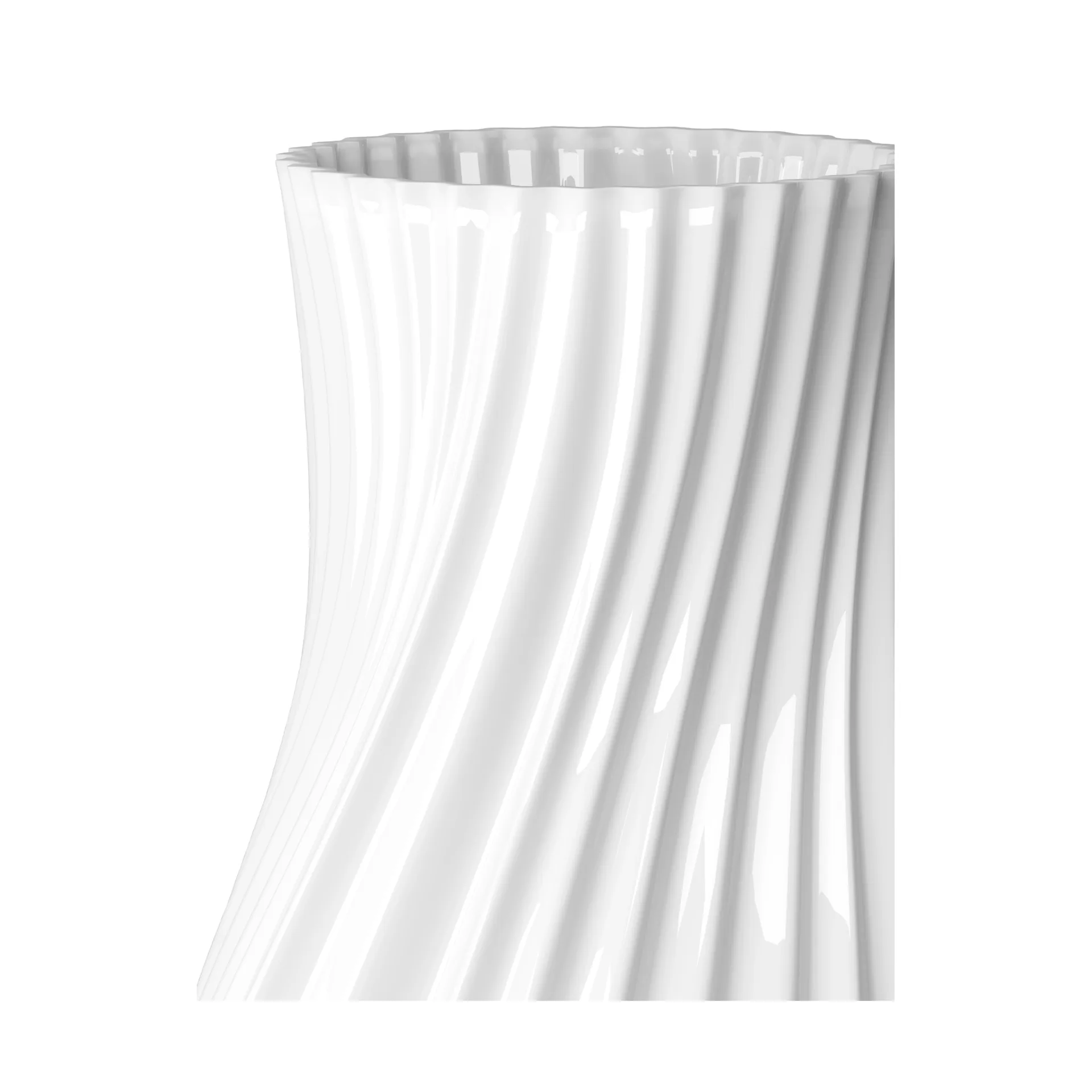Vaso Twist 31 cm, Bianco Lyngby Porcelæn