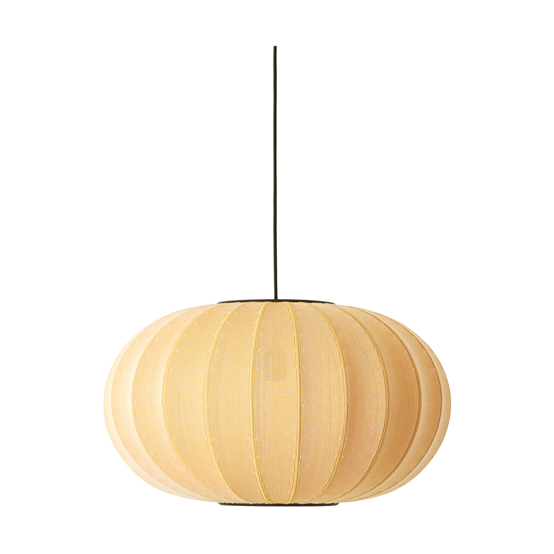 Lampada a sospensione Knit-Wit 57 Oval, Sunrise Made By Hand