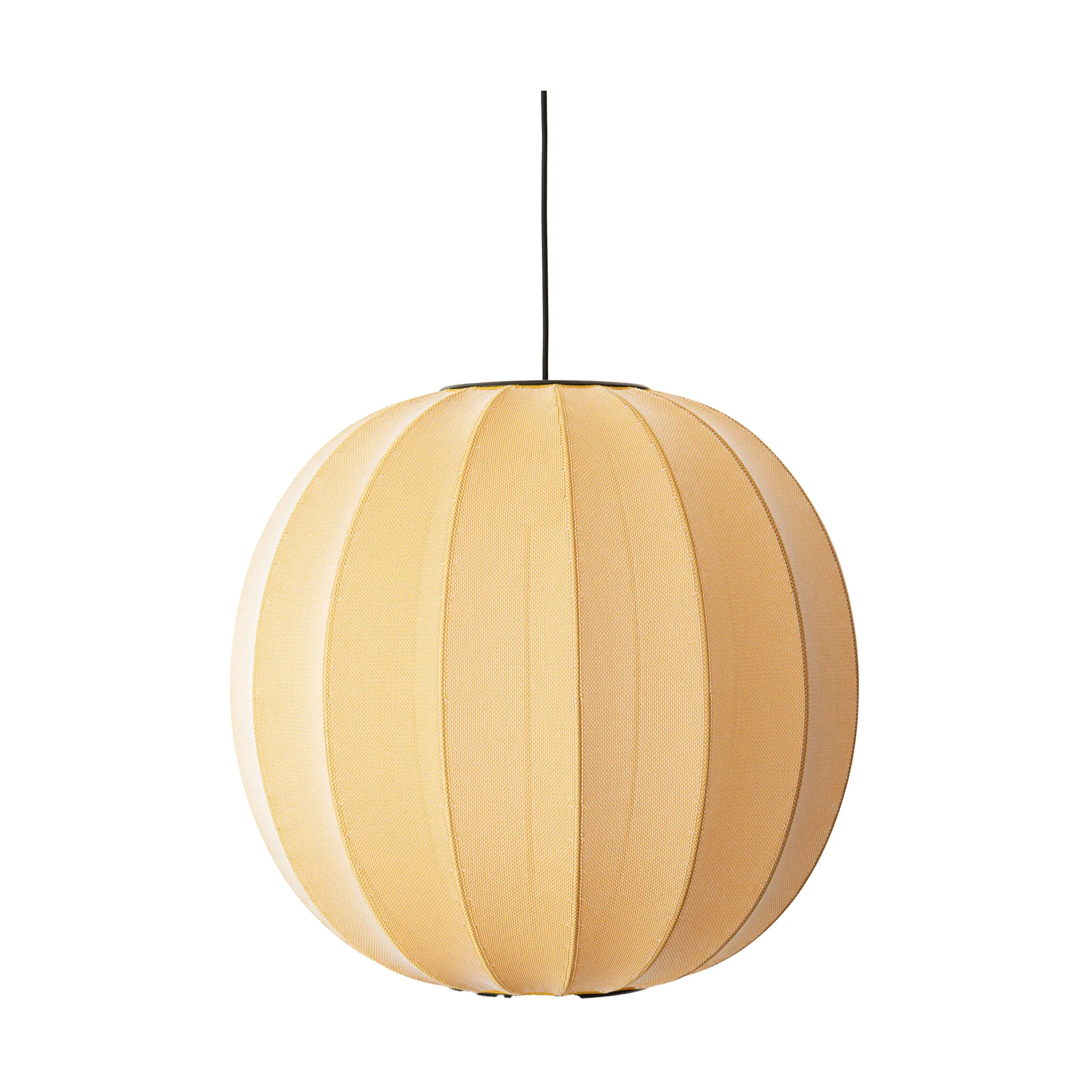 Lampada a sospensione Knit-Wit 60 Round, Sunrise Made By Hand