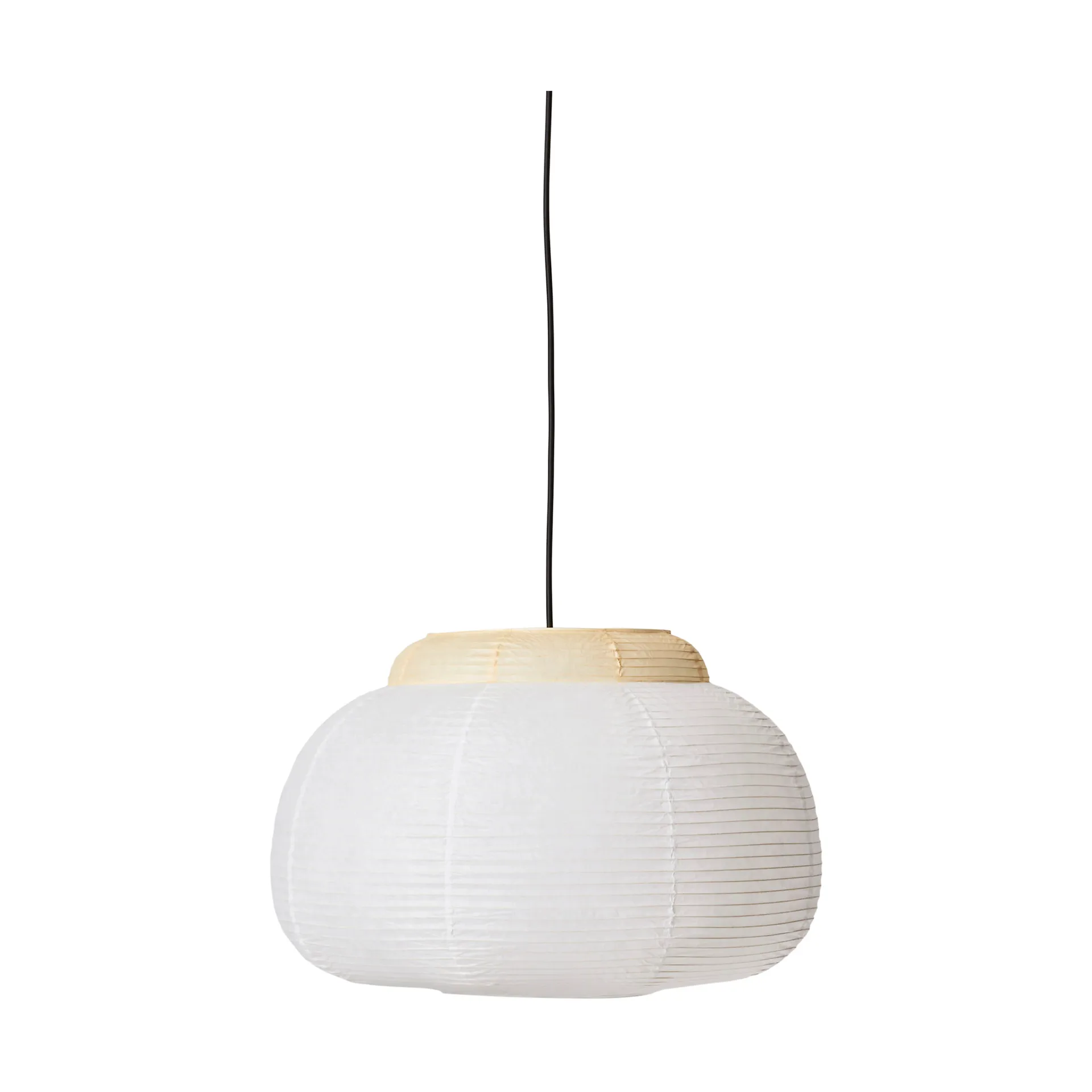 Lampada a sospensione Papier Single Ø52 cm, Soft yellow Made By Hand