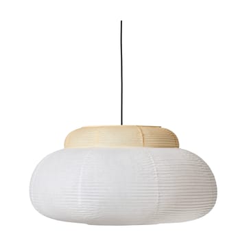 Lampada a sospensione Papier Single Ø80 cm - Soft yellow - Made By Hand