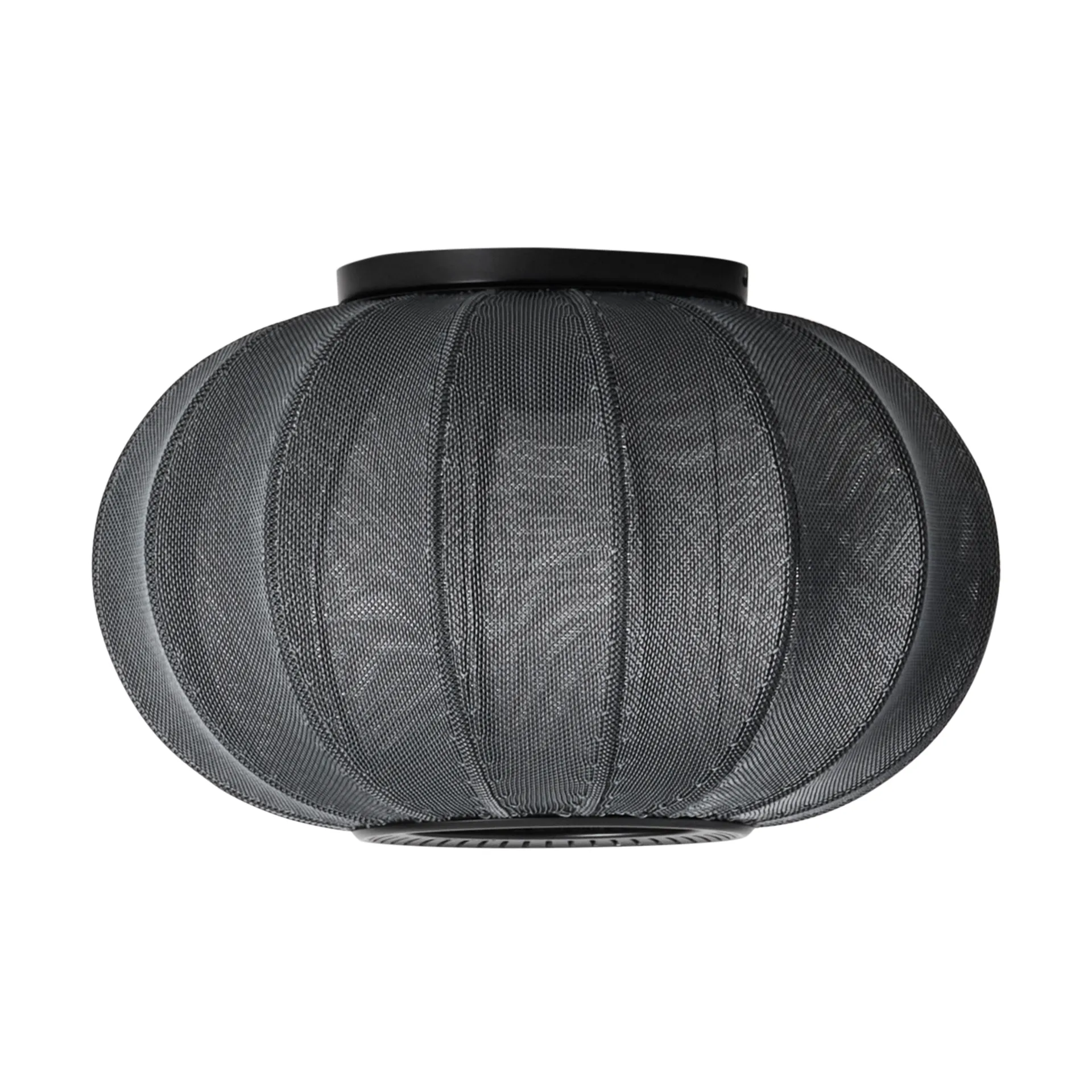 Lampada da parete e soffitto Knit-Wit 45 Oval, Black Made By Hand