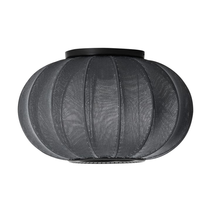 Lampada da parete e soffitto Knit-Wit 45 Oval - Black - Made By Hand