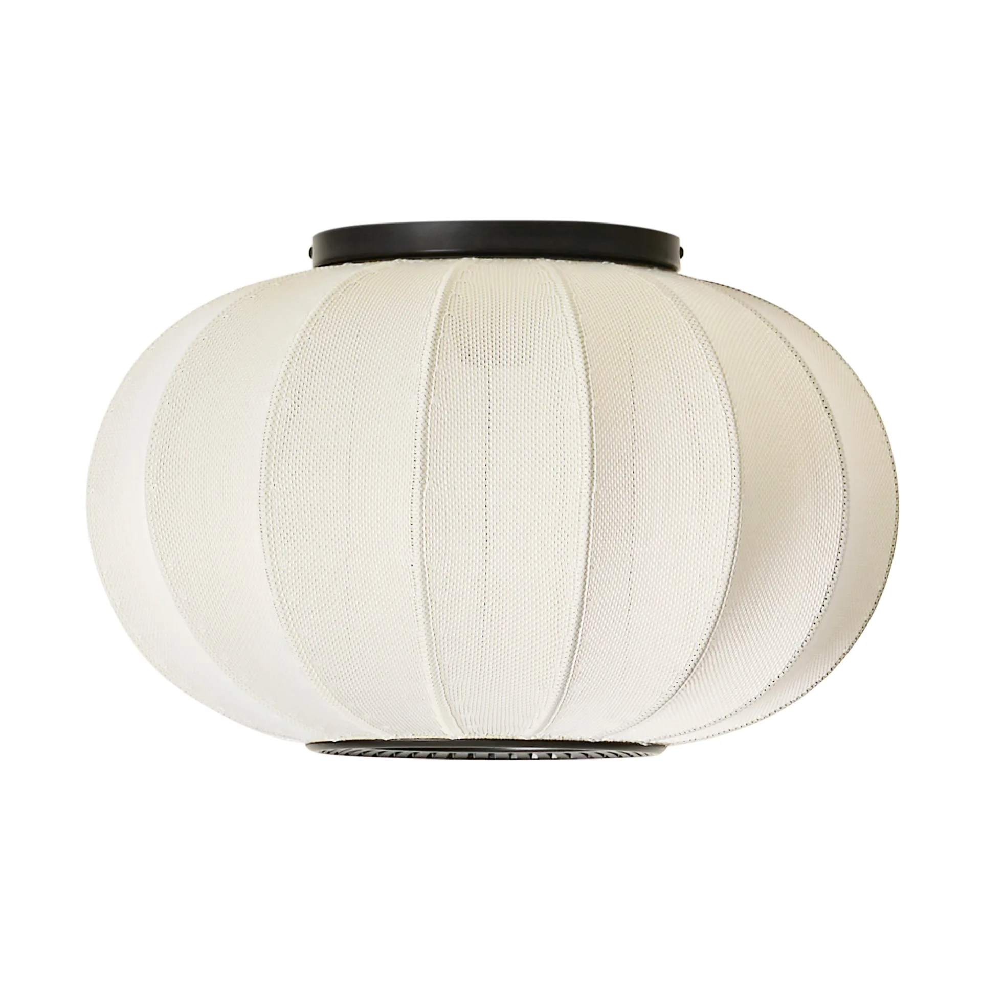 Lampada da parete e soffitto Knit-Wit 45 Oval, Pearl white Made By Hand