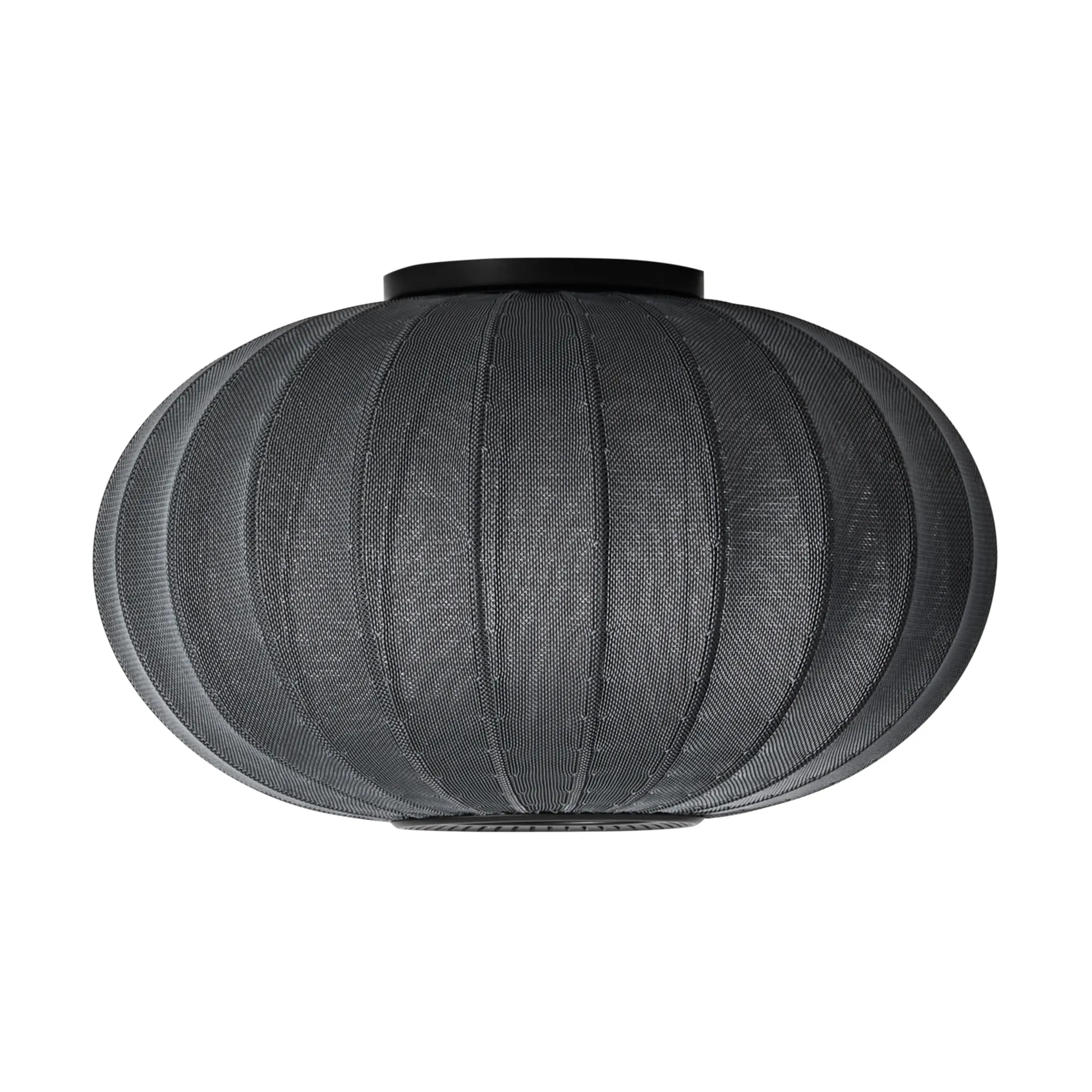 Lampada da parete e soffitto Knit-Wit 57 Oval, Black Made By Hand