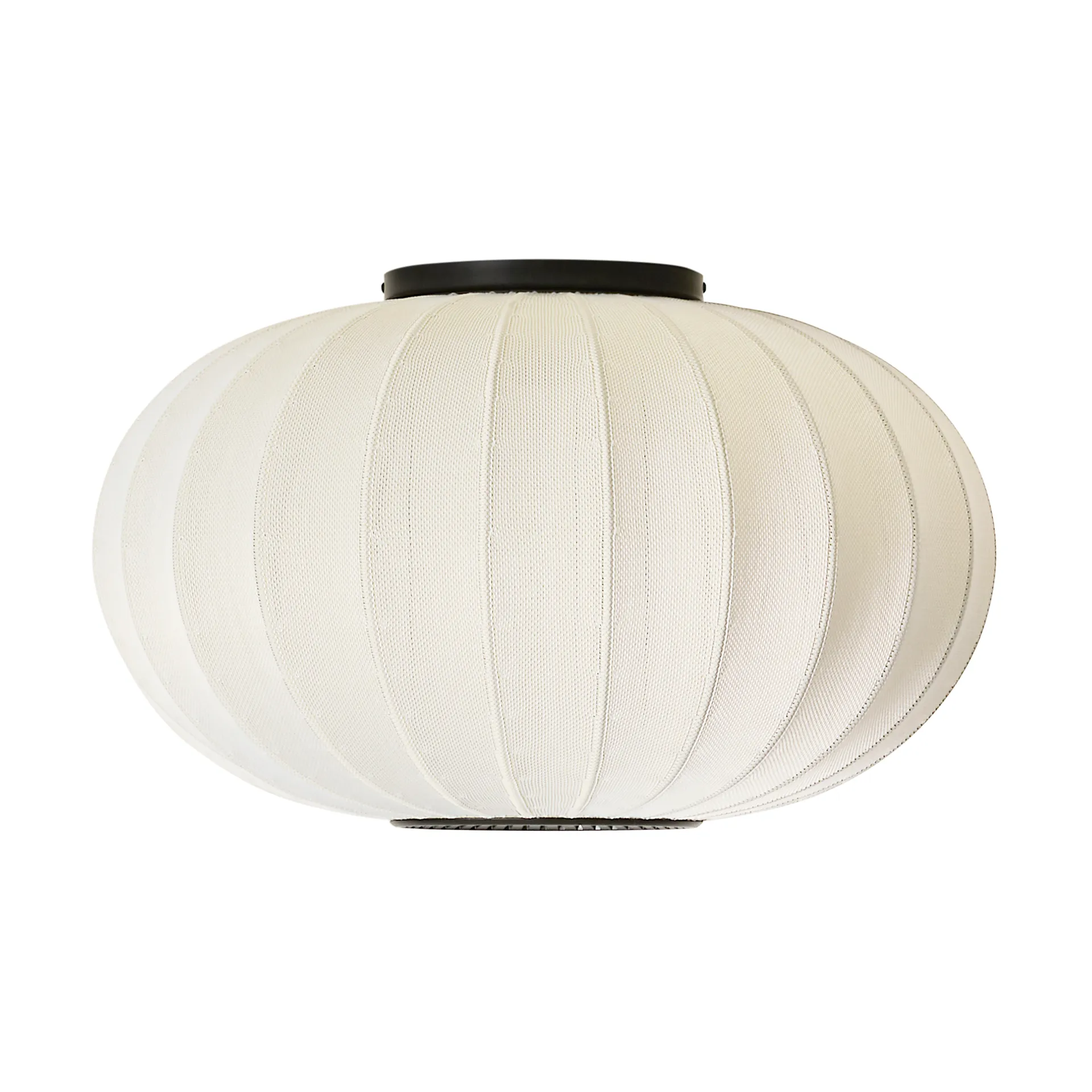 Lampada da parete e soffitto Knit-Wit 57 Oval, Pearl white Made By Hand